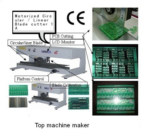 LCD program Control Precision pcb depaneling machine CWV-1A