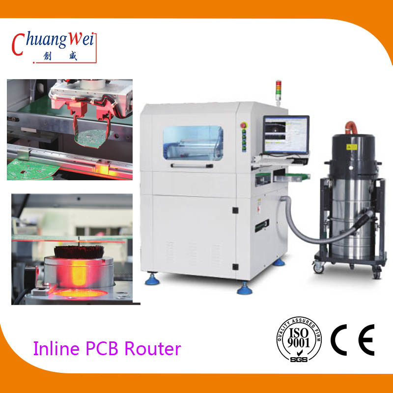 Inline PCB Router PCB Shear Cutter With ESD ATPD Panel Forwarding
