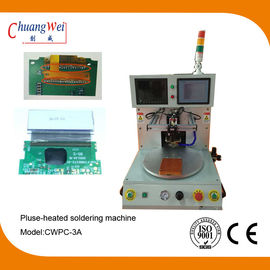 0.45-0.7mpa Air Press Pluse Heated Hot Bar Soldering Machine , Rotary Table Design