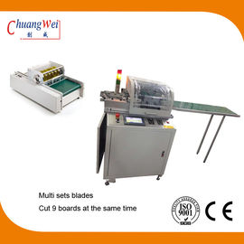 PCB Depanelizer Cutting 9 Boards At The Same Time
