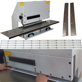 pcb depaneling machine for led aluminium substrate with two sharp linear blades