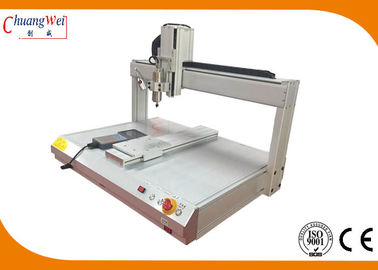 LCD Digital Display Desktop Pcb Router Machine With Robust Frame
