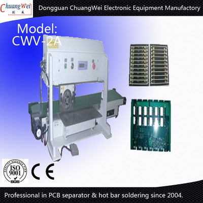 PCB Depanelers , Automatic V Cut PCB Separator With Conveyor