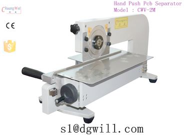 Moterized PCB Separation Machine Cutting 330mm Fr4 Hand Push