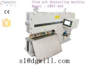 Durable Pneumatic PCB Depanelizer Machine Circular blade moving