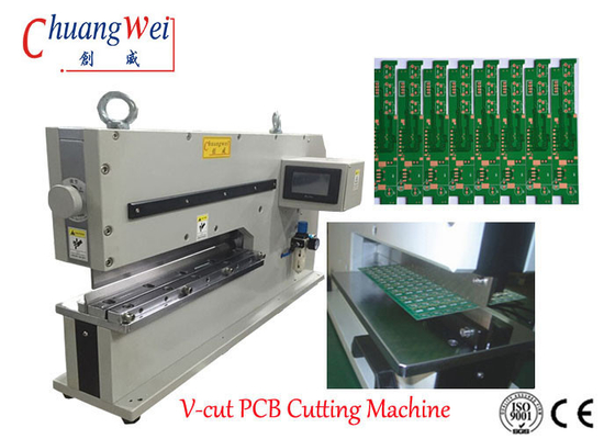 Lowest Cut Stress PCB Depaneling Machine Cutting 450mm Length Alum Board