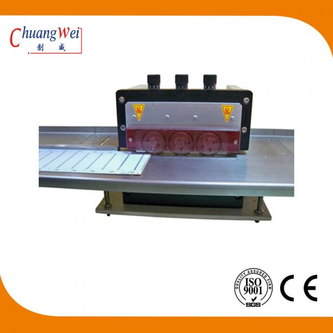 Professional V - Groove PCB Cutting Machine With Six Round Blades