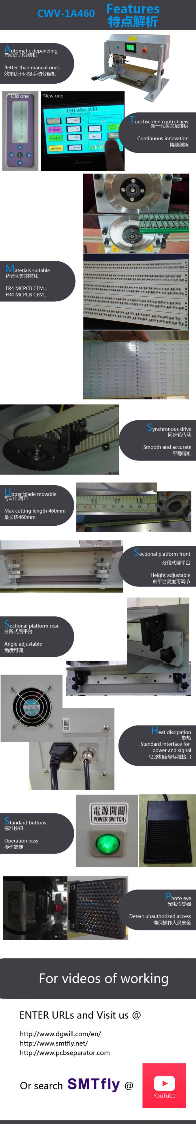 High Efficiency Automatic PCB Depaneling Machine For PCB Assembly