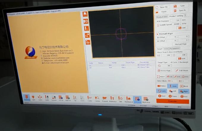 Dual Workstation Tabletop PCB Router Machine with 0.01mm Cutting Precision