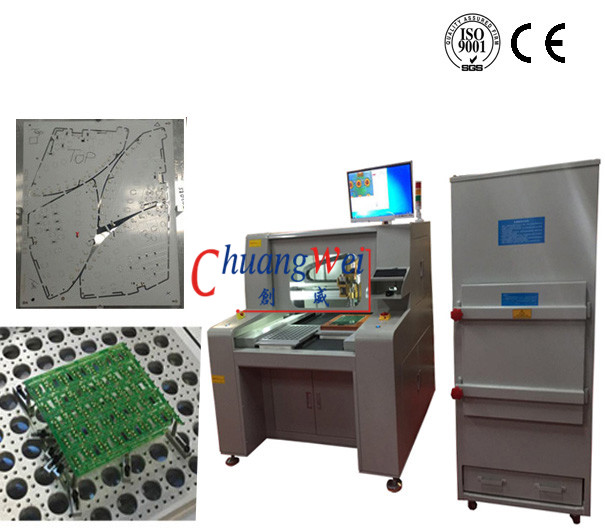 0.1mm Cutting Precision PCB Router Machine with Left Hand 0.8-2.5mm ...