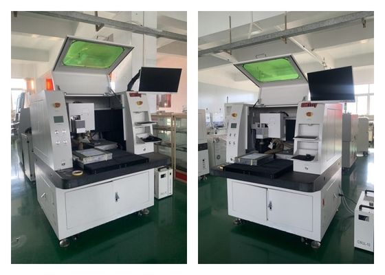 FPC Laser Cutting PCB Depaneling Machine without Cutting Stress 17W UV