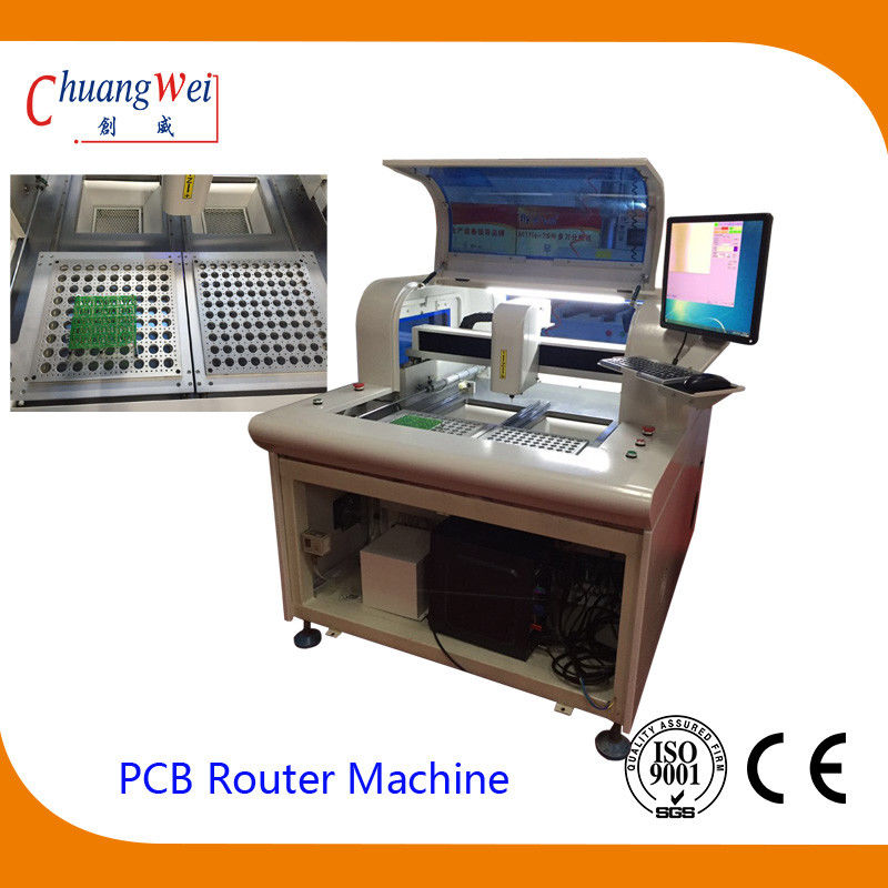 PCB Printed Circuit Board Router Depanelizer with 2 Way Sliding Working