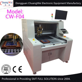 3mm Dual Table PCB Router Machine With Upper Lower Vacuum Cleaner