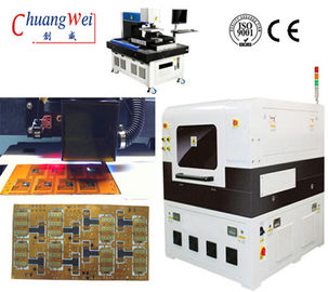 High Accuracy FPC / Rigid - Flex PCB Laser Depaneling Machine Optional 15W or 17W