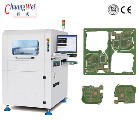 High Efficiency Inline PCB Router Machine with Break Blade Checking Function