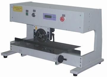 Motorized PCB Depaneling Equipment , CWV-1A PCB Separation Machine With Conveyor
