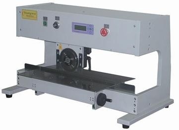 Motorized PCB Depaneling Equipment , CWV-1A PCB Separation Machine With Conveyor