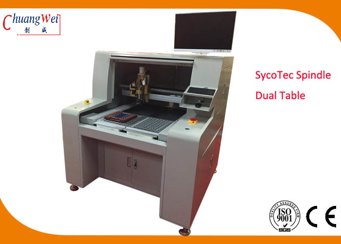 High Speed 2 Way Sliding Cutting Depaneling PCB Router Machine Low Stress