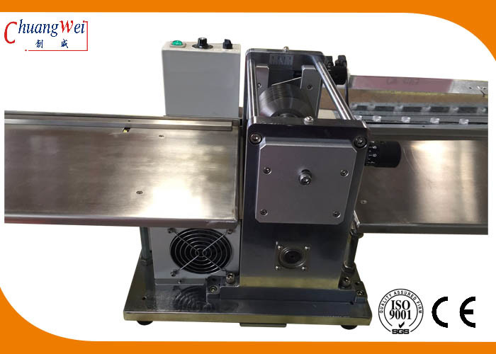 High Speed PCB Depaneling Machine With 9 Pairs Of Blades Cutting LED Strip